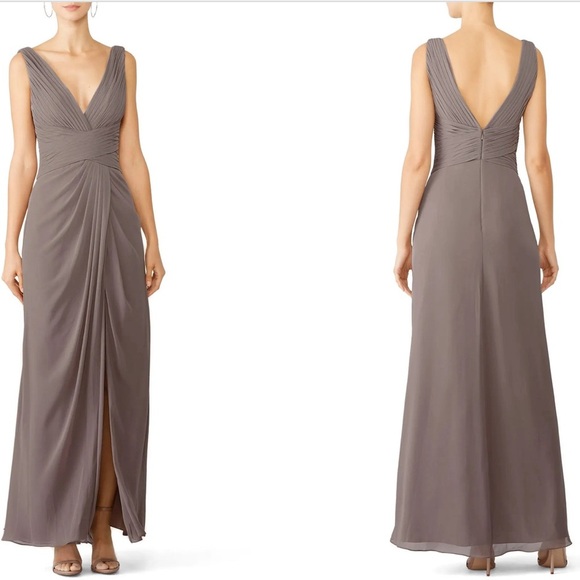 Watters Stone Antonia Gown Maxi Dress Size 10 - Picture 14 of 14